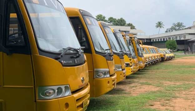 best transport facility in village international school